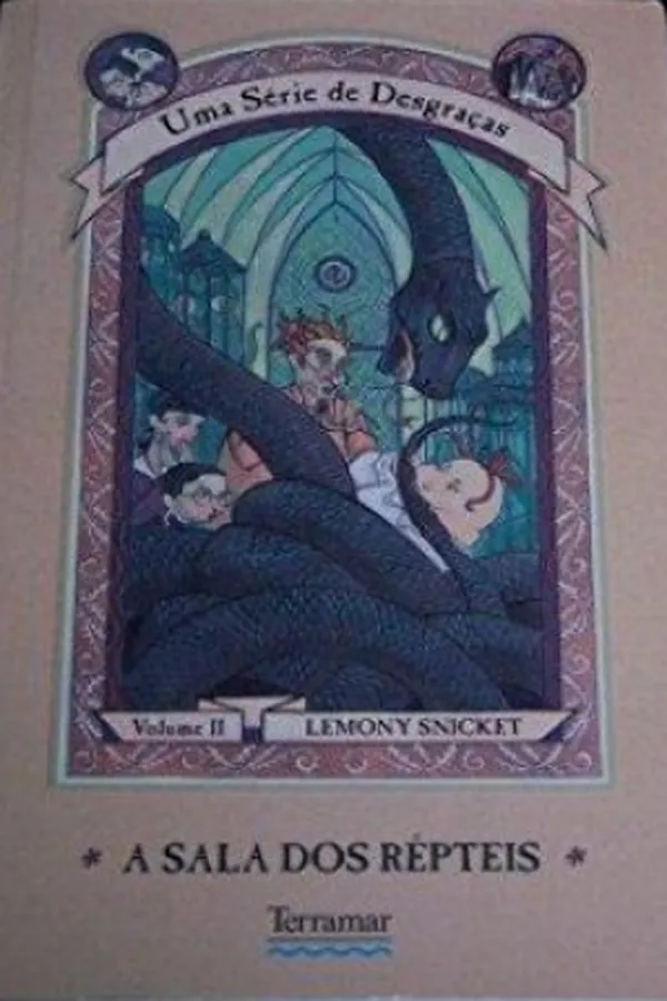 Capa de A Sala dos Répteis