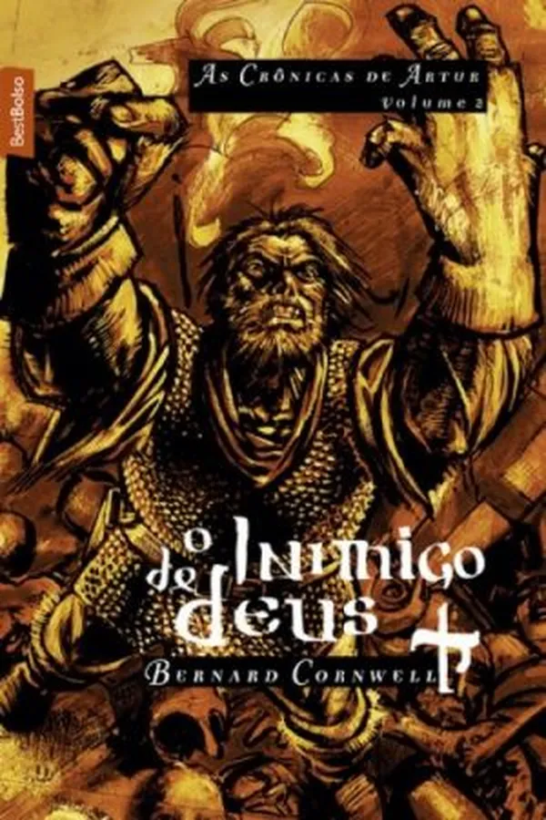 Capa de As Crônicas de Artur - Volume 2: O Inimigo de Deus (Edição de Bolso)