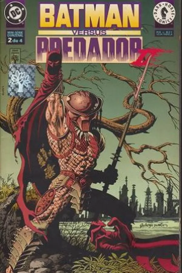 Capa de Batman Versus Predador II nº 2