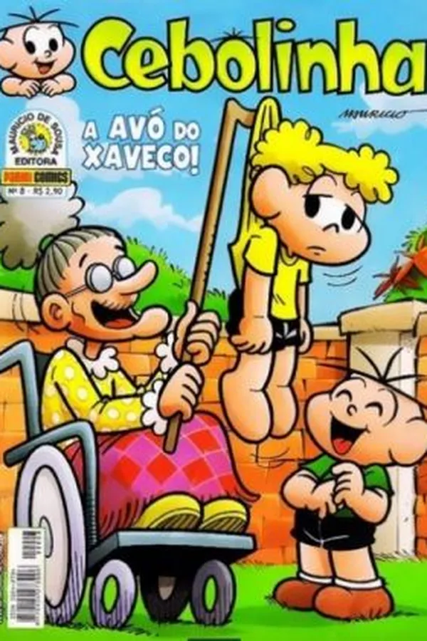 Capa de Cebolinh nº 8 - A avó do Xaveco