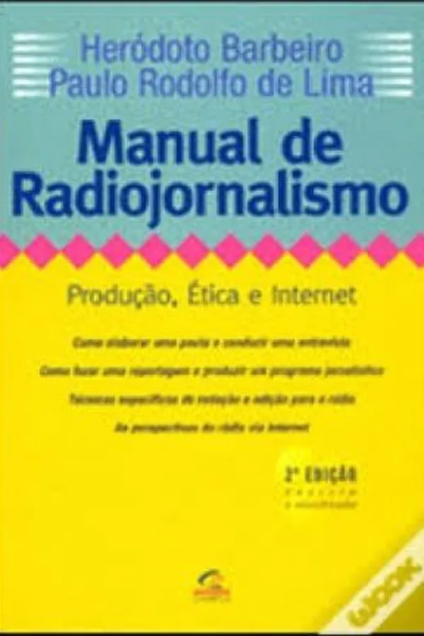 Capa de Manual de Radiojornalismo