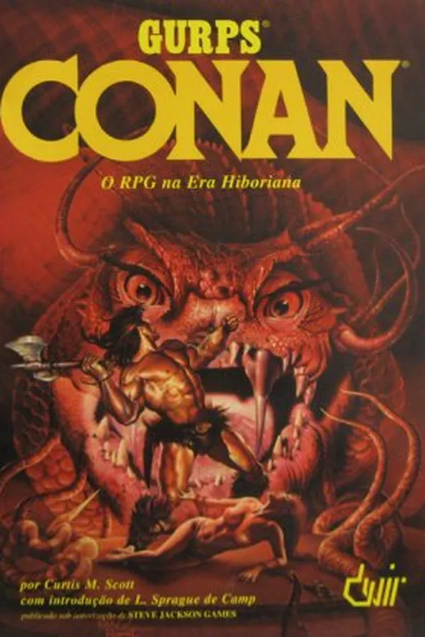 Capa de GURPS: Conan