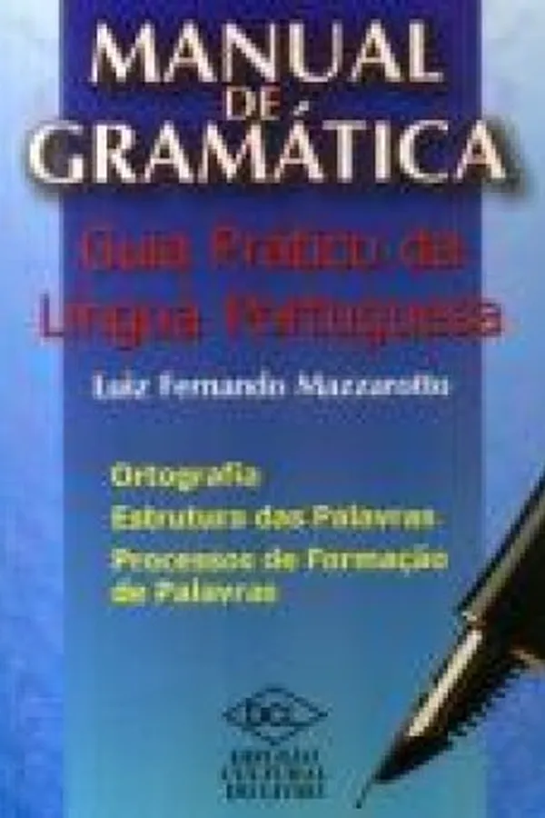 Capa de Manual de Gramática