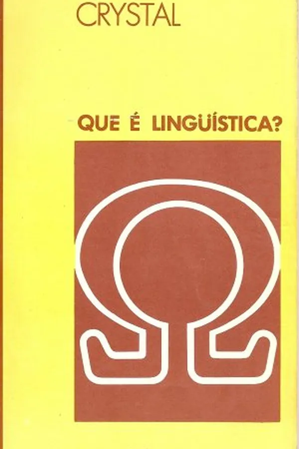 Capa de Que é linguística?