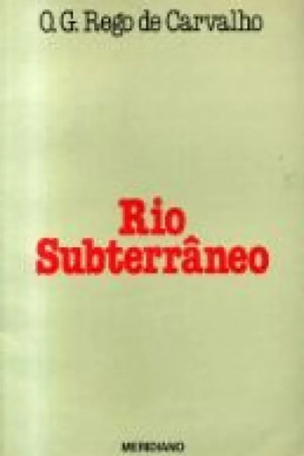 Cover of Rio subterrâneo