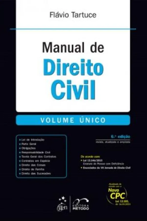 Capa de Manual de Direito Civil