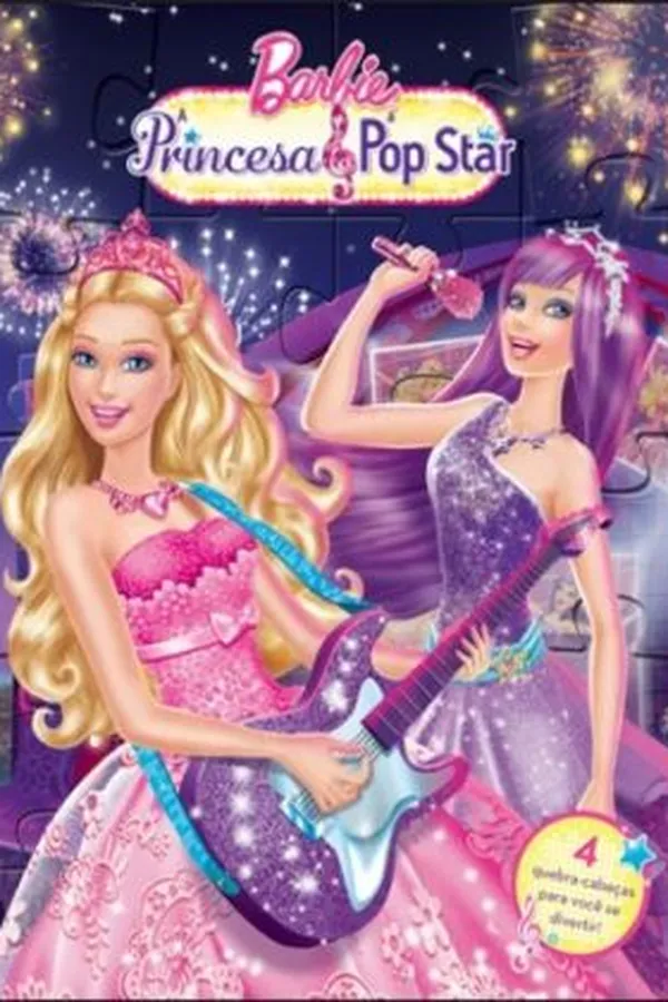 Capa de Barbie: A Princesa e a Pop Star - Coleção Quebra-cabeças