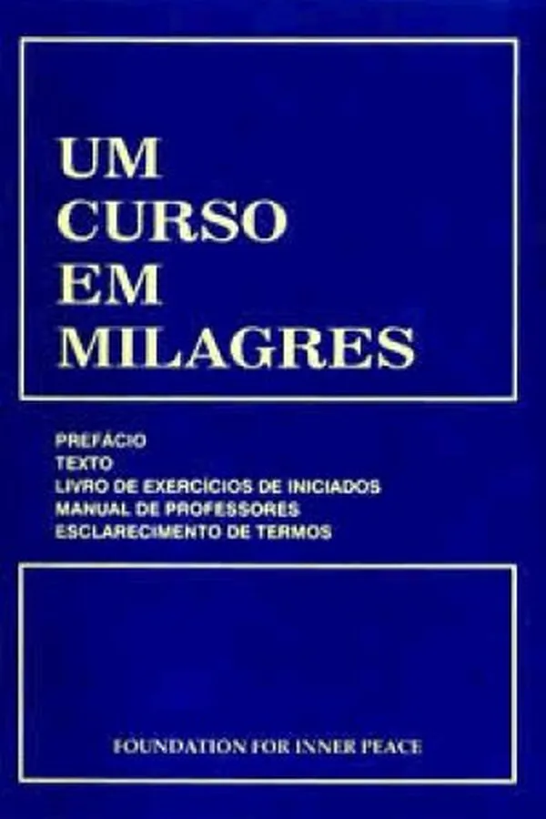 Capa de Um Curso em Milagres