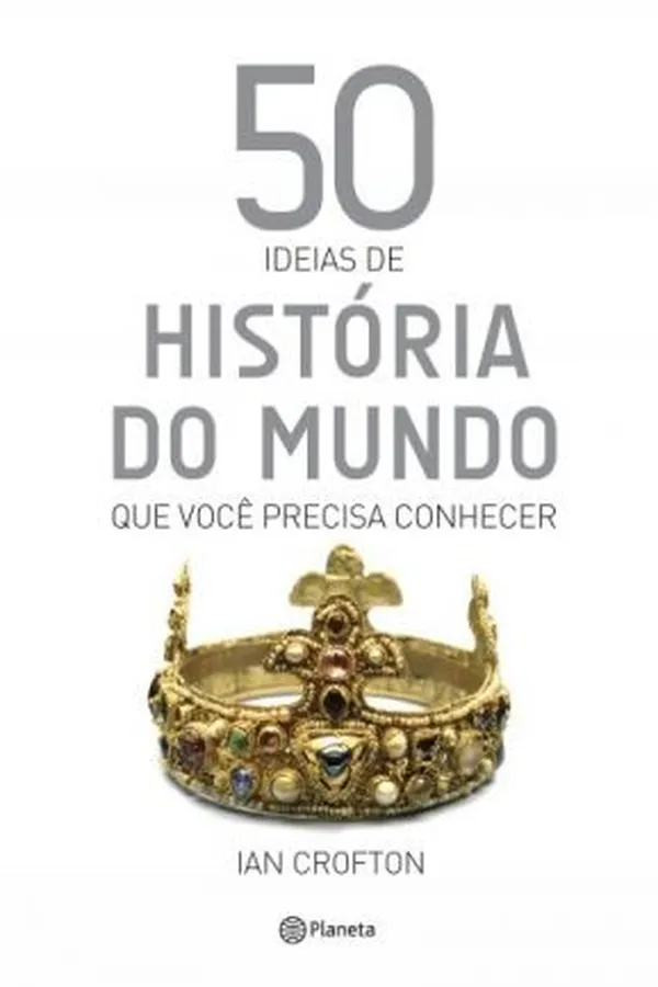Capa de 50 ideias de história do mundo que você precisa conhecer