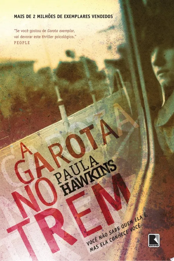 Capa de A Garota no Trem