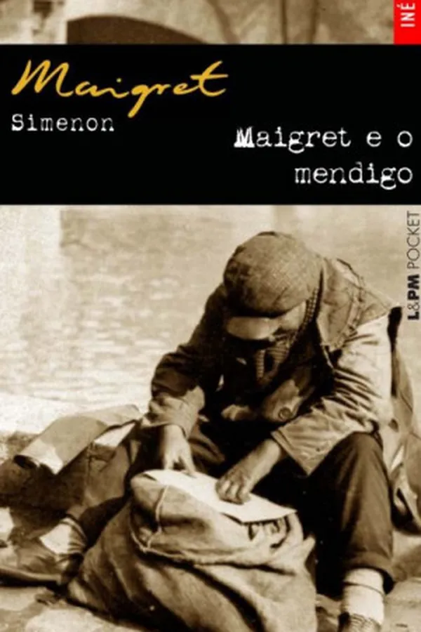 Capa de Maigret e o mendigo