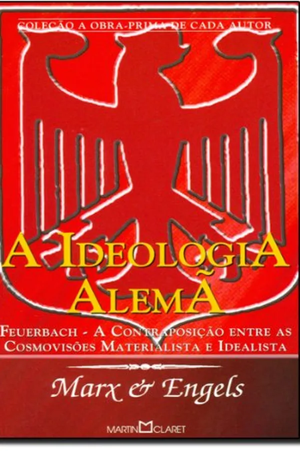 Capa de A Ideologia Alema