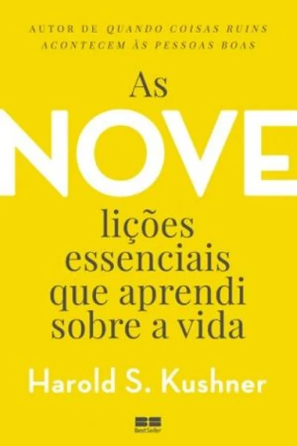 Capa de As Nove Lições Essenciais que Aprendi Sobre a Vida