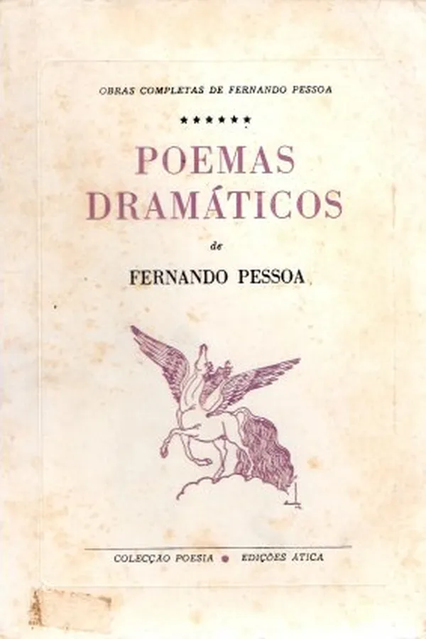 Capa de Poemas Dramáticos
