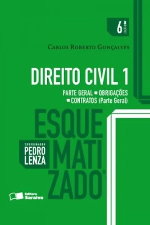 Capa de Direito Civil 1 - Esquematizado