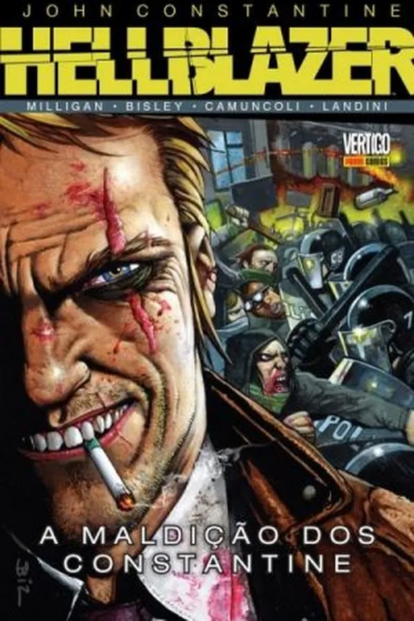 Capa de John Constantine / Hellblazer - A Maldição dos Constantine