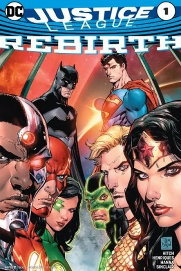 Capa de Justice League: Rebirth #1