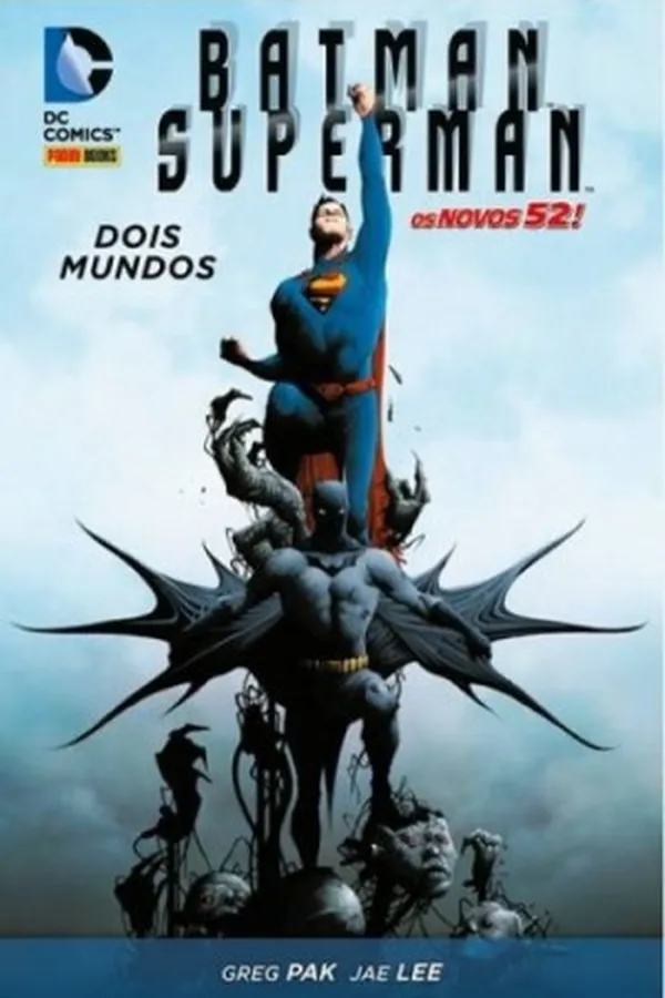 Capa de Batman/Superman: Dois Mundos
