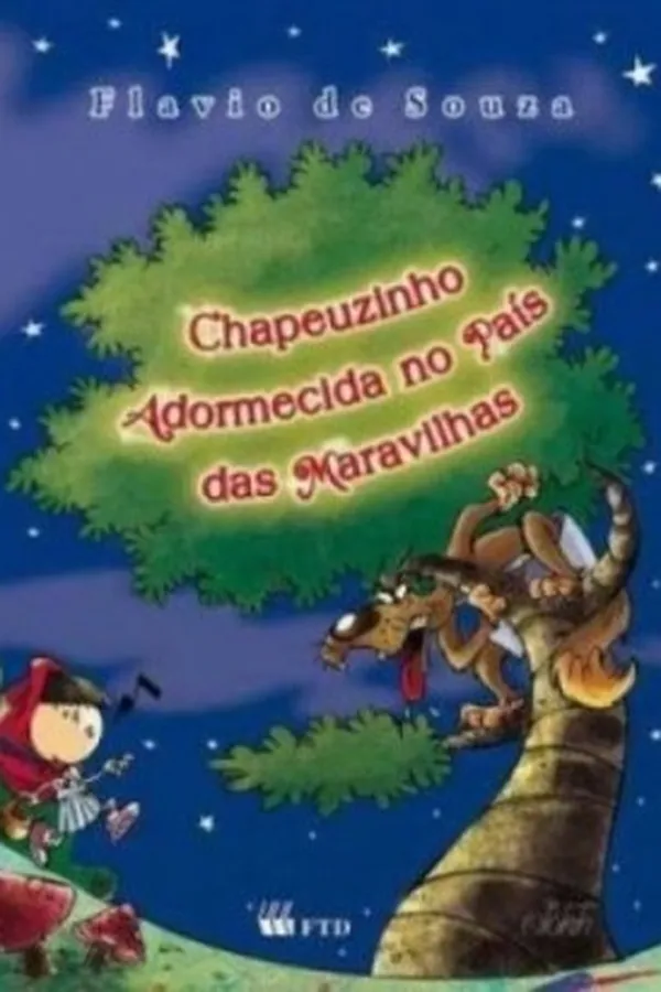 Capa de Chapeuzinho Adormecida no País das Maravilhas
