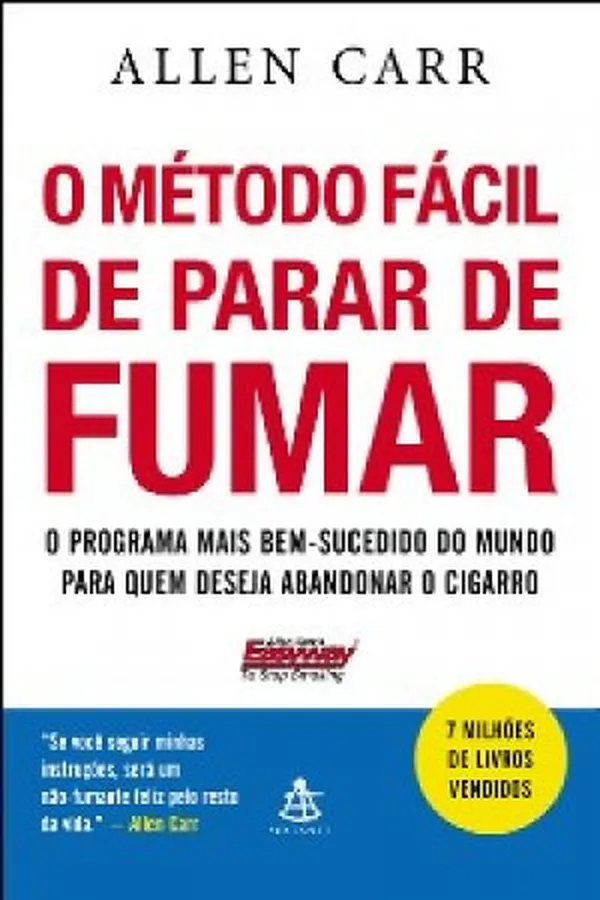 Capa de O método fácil de parar de fumar