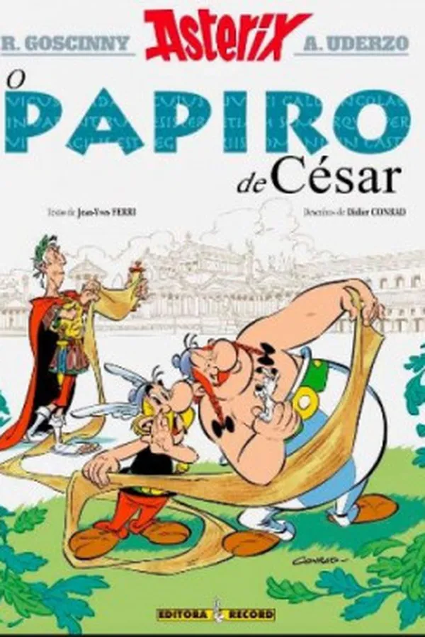 Capa de Asterix - O Papiro de César - Volume 36