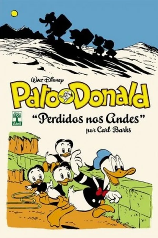 Capa de Pato Donald: Perdidos nos Andes