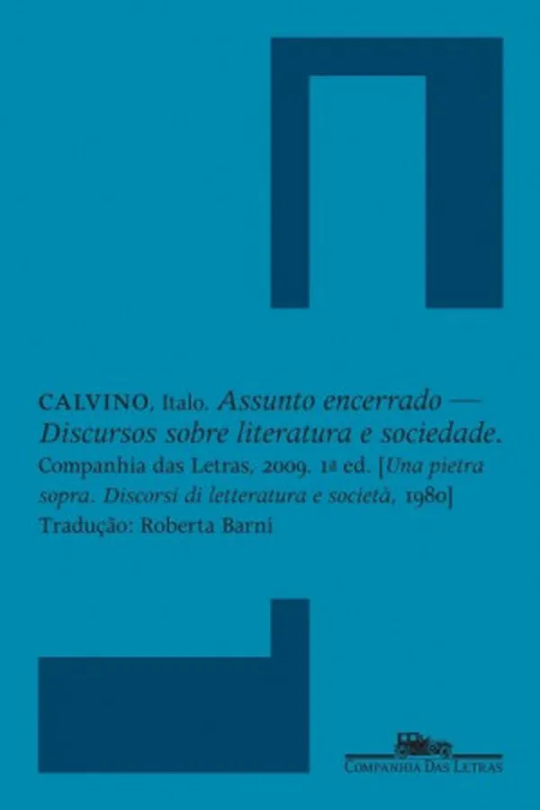 Capa de Assunto encerrado
