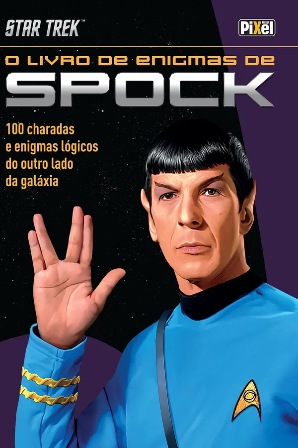 Capa de Star Trek. O Livro de Enigmas do Spock