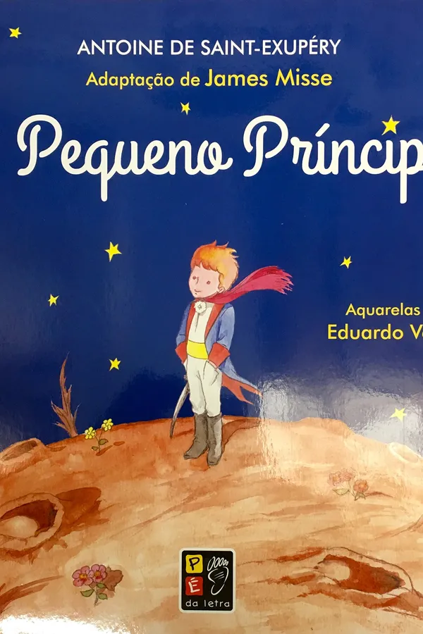 Capa de Pequeno Príncipe - Livro Ilustrado