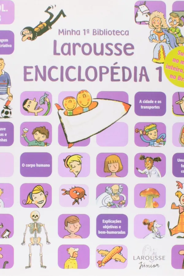 Capa de Minha Primeira Biblioteca Larousse - Enciclopedia 1 - V.8