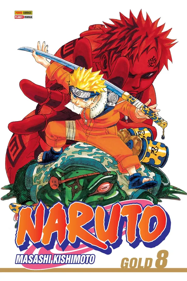 Capa de Naruto Gold #08