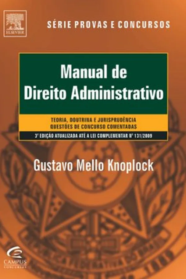 Capa de Manual de Direito Administrativo
