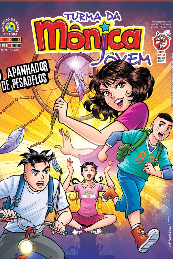 Capa de Turma da Mônica Jovem #98