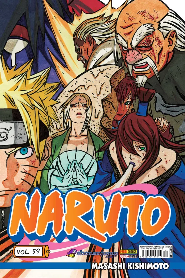 Capa de Naruto - Volume 59