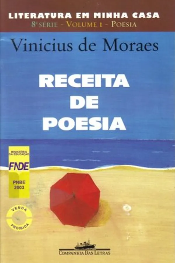 Capa de Receita de Poesia