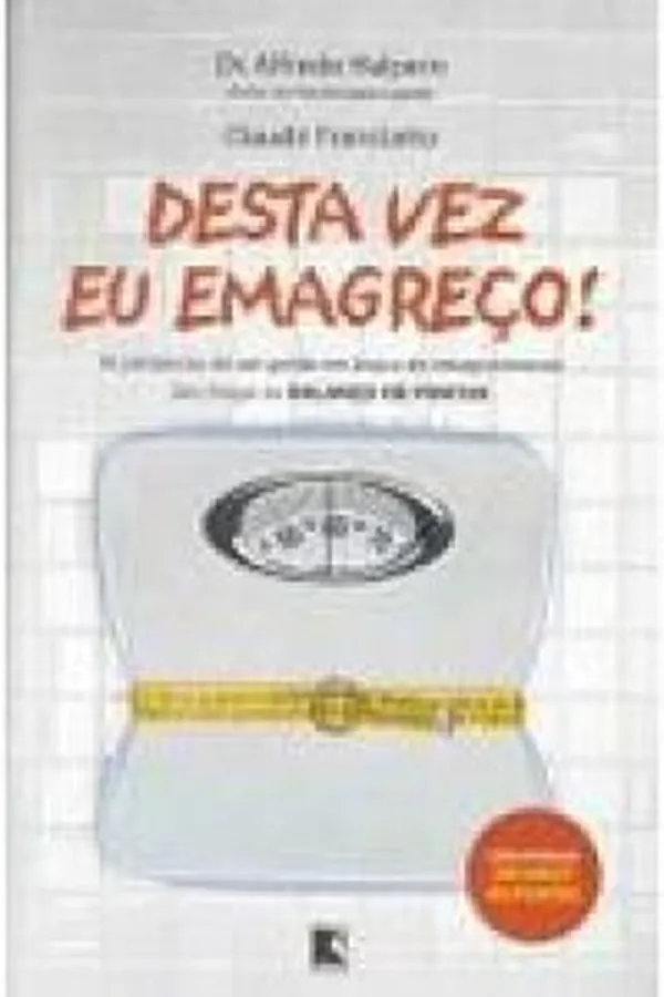 Capa de Desta Vez Eu Emagreco