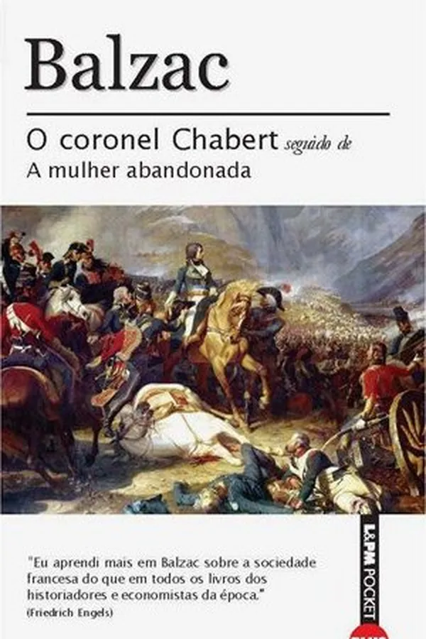 Capa de O coronel Chabert