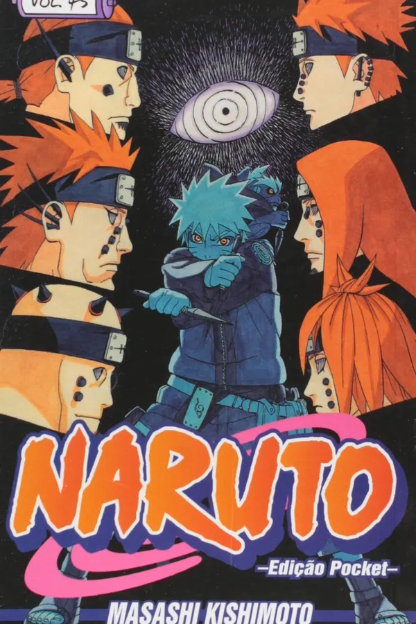 Capa de Naruto Pocket - Volume 45
