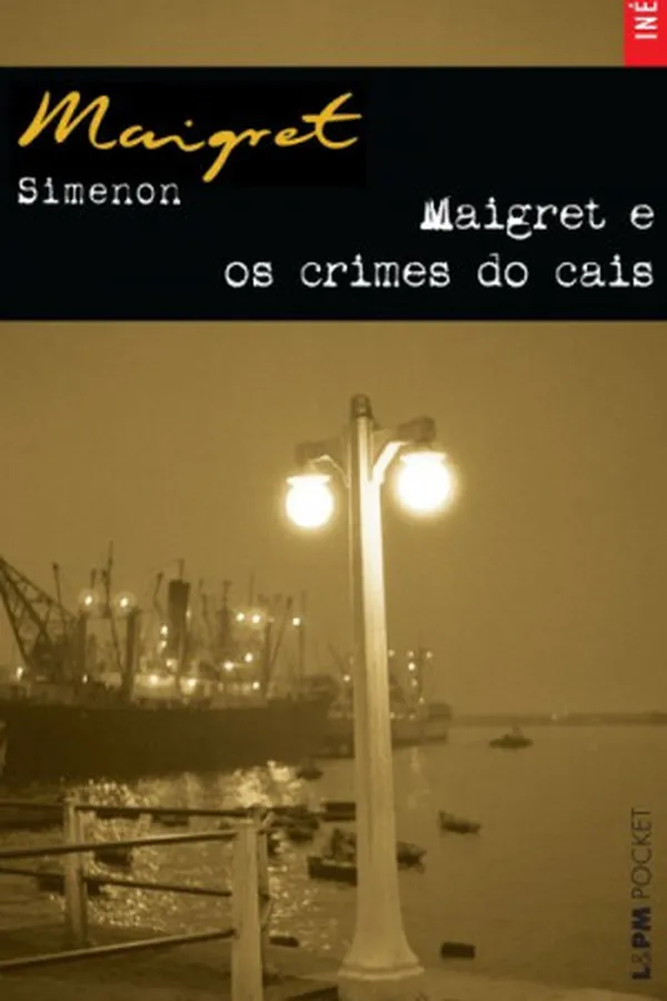 Capa de Maigret e os Crimes do Cais