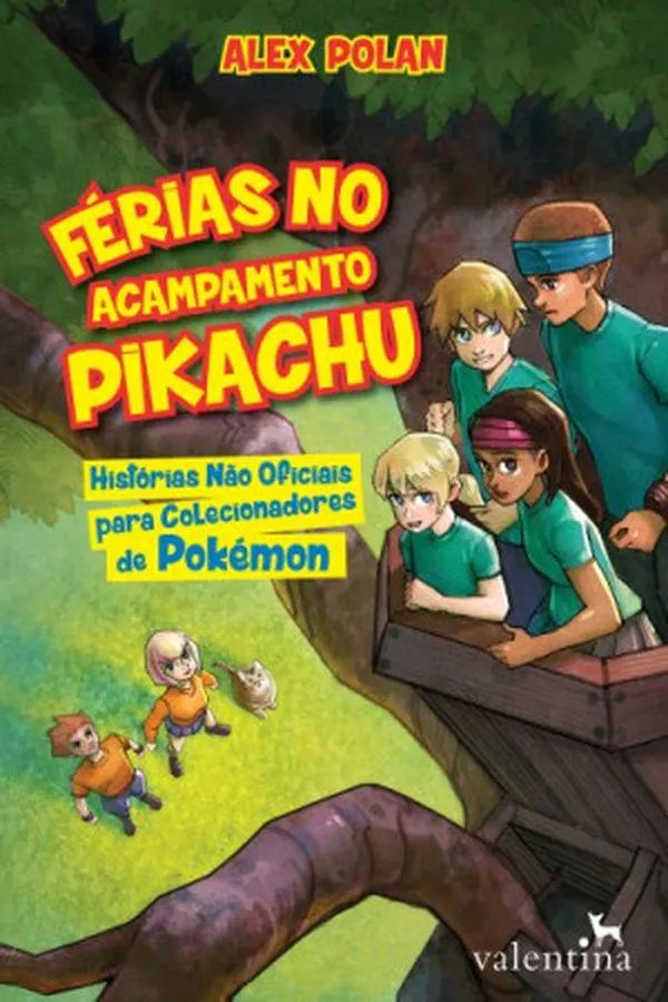 Capa de Férias no Acampamento Pikachu