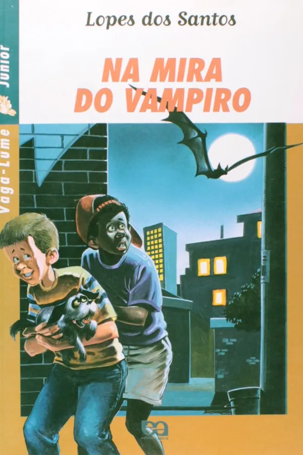 Capa de Na Mira Do Vampiro - Coleção Vagalume Junior