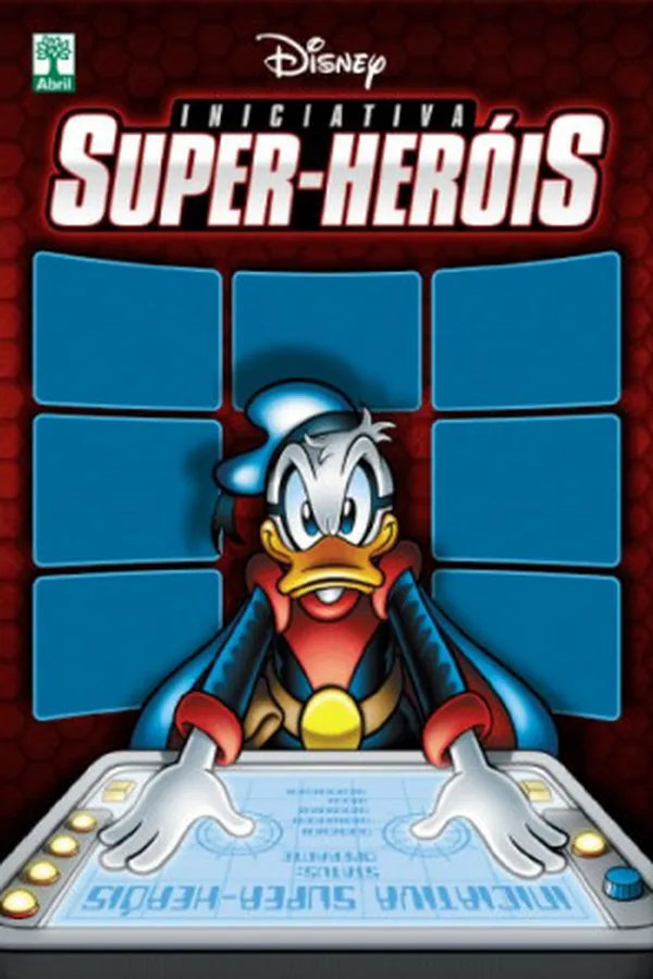 Capa de Iniciativa Super-Heróis - Coleção Disney
