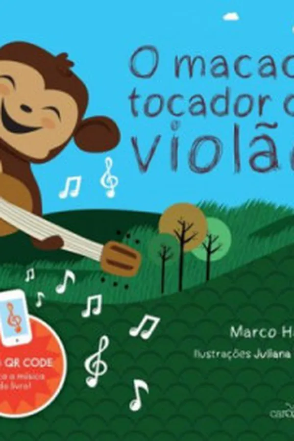 Capa de O Macaco Tocador de Violão