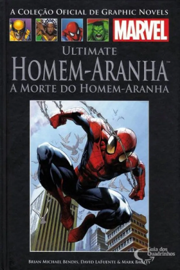 Capa de Ultimate Homem-Aranha: A Morte do Homem-Aranha