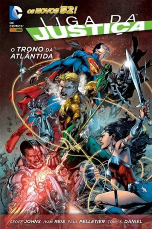 Capa de Liga da Justiça: O Trono da Atlântida