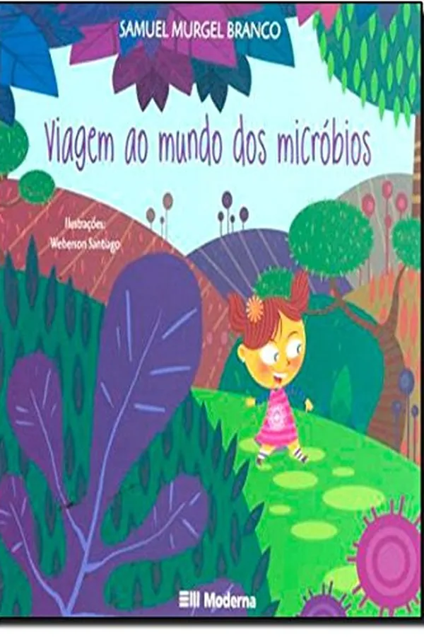 Capa de Viagem ao Mundo dos Micróbios