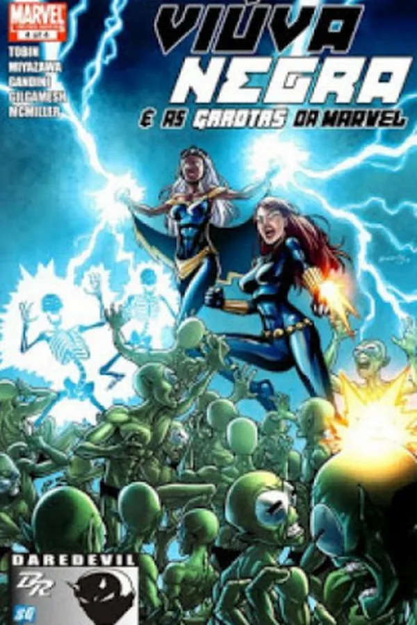 Capa de Viúva Negra e As Garotas da Marvel #04