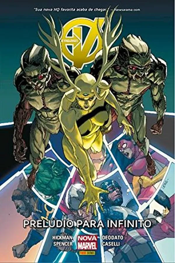 Capa de Vingadores: Prelúdio Para Infinito