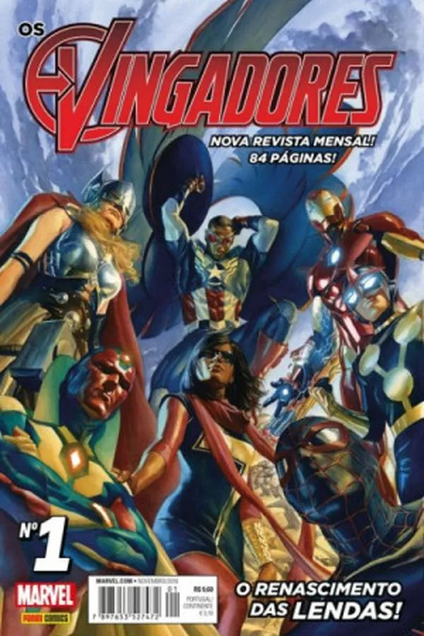 Capa de Os Vingadores #1
