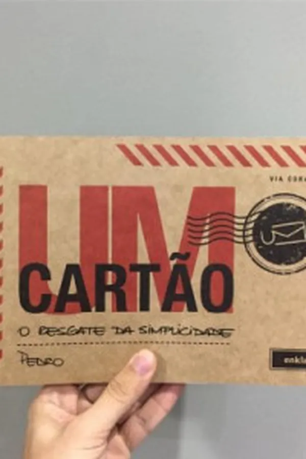 Capa de Um cartão: o resgate da simplicidade